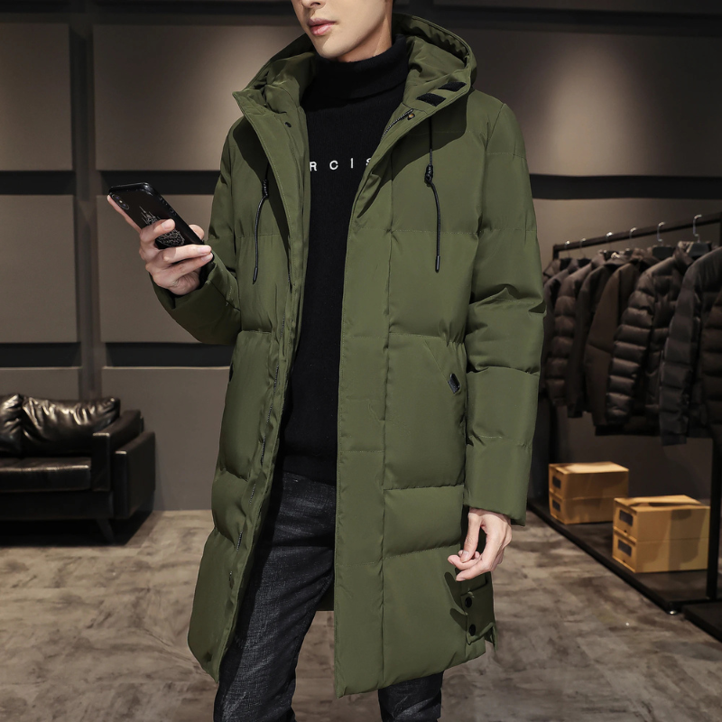 Zachary – Manteau avec Doublure, Longues Manches et Poches à Fermeture Éclair
