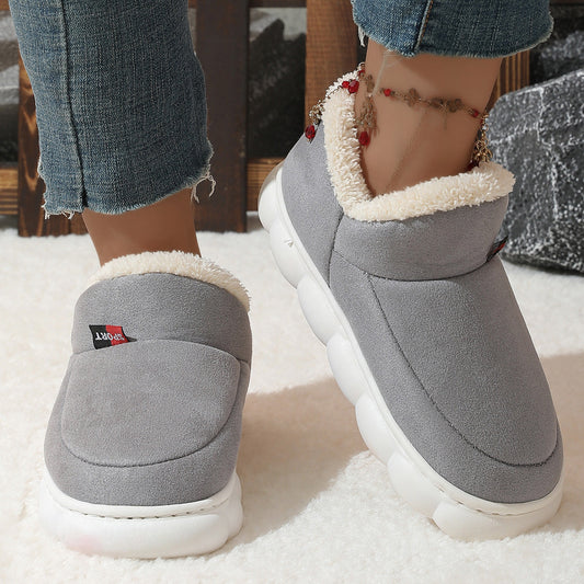 Dames Wintersneakers met Teddyvoering en Plateauzool