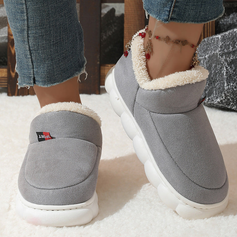 Dames Wintersneakers met Teddyvoering en Plateauzool