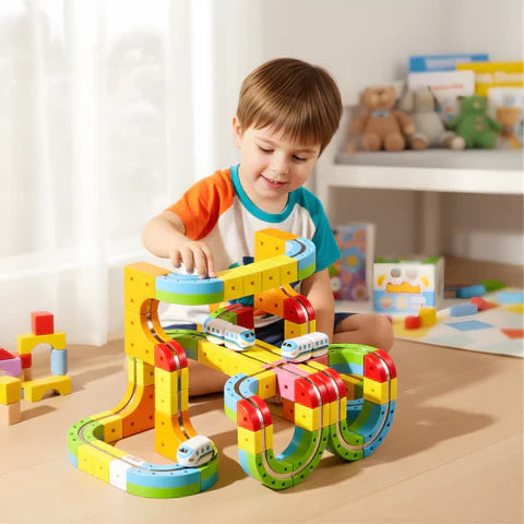 Tracki - Magnetische 3D Treinbaan Bouwset