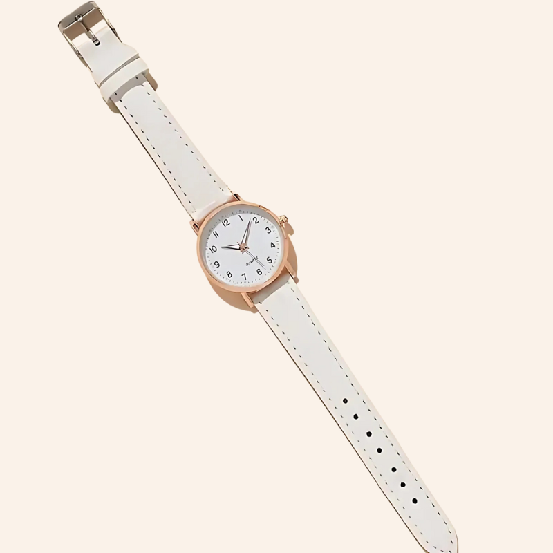 Women’s Round Dial Watch | Minimalist Quartz Watch
