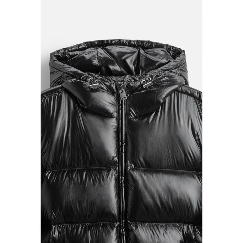 Heren Gewatteerde Puffer Jas met Capuchon
