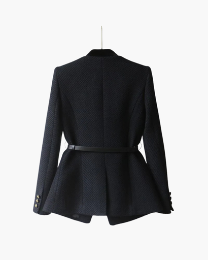 Veste Femme Élégante Cintrée à Boutons Dorés – Style Structuré & Silhouette Moderne