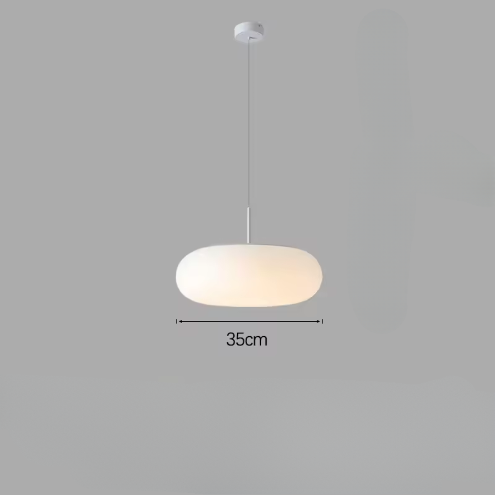 Nyxora - Moderne Crème Hanglamp in Eenvoudige Kroonluchterstijl met Warme LED Verlichting