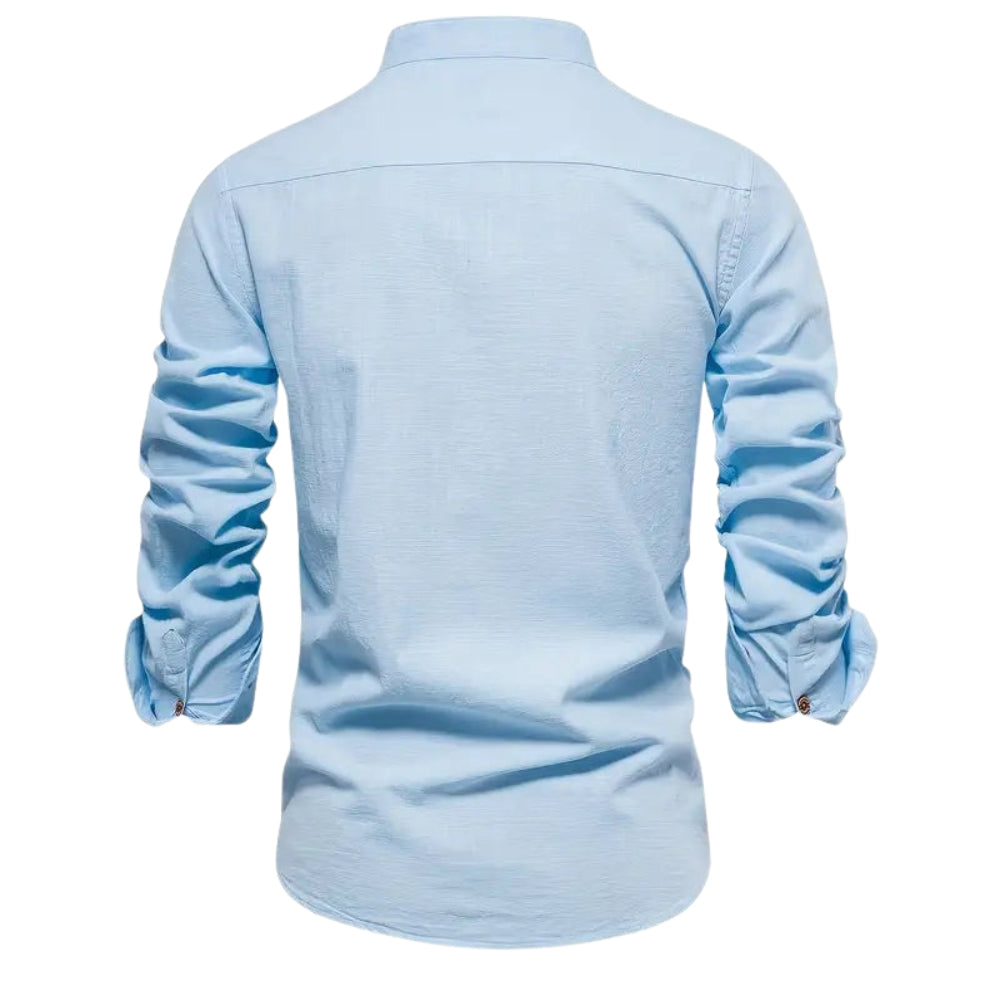 Elias – Chemise à Manches Longues avec Coupe Décontractée