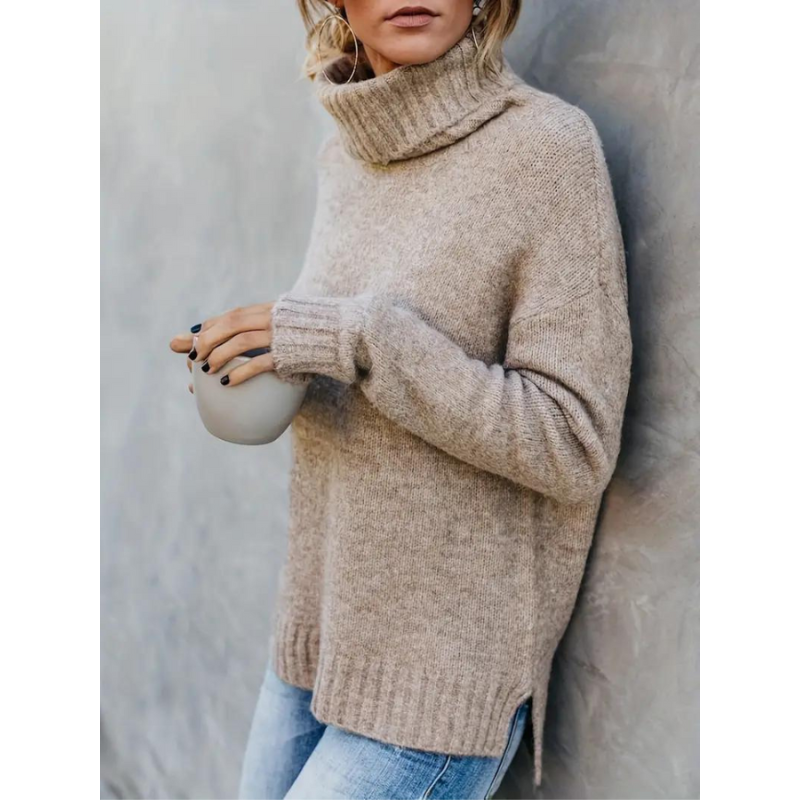 Gebreide Damestrui met Col – Winter Essential