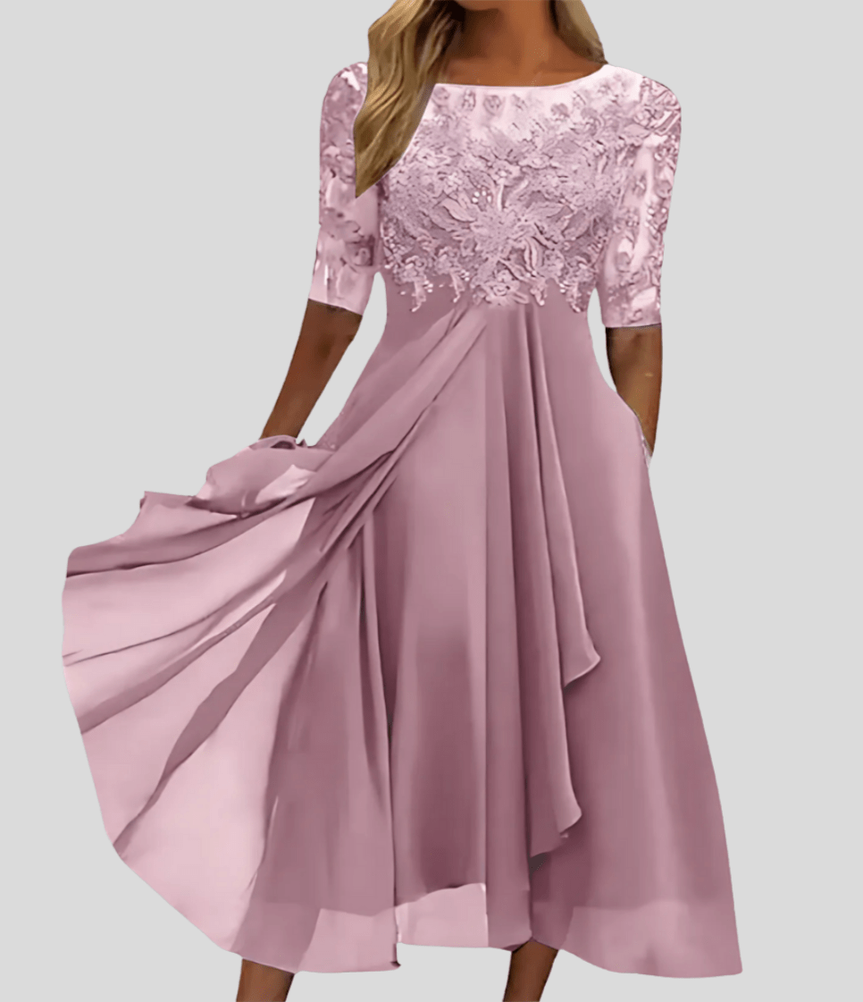 Rhonda - Lace Midi Dress