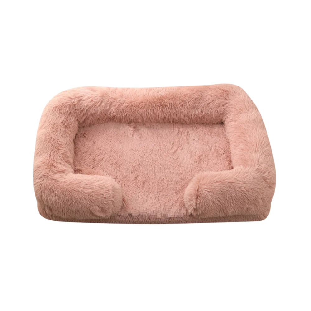 Plush Dog Bed | Anti-Slip, Washable & Durable Cozy Bed for Small to Medium Dogs