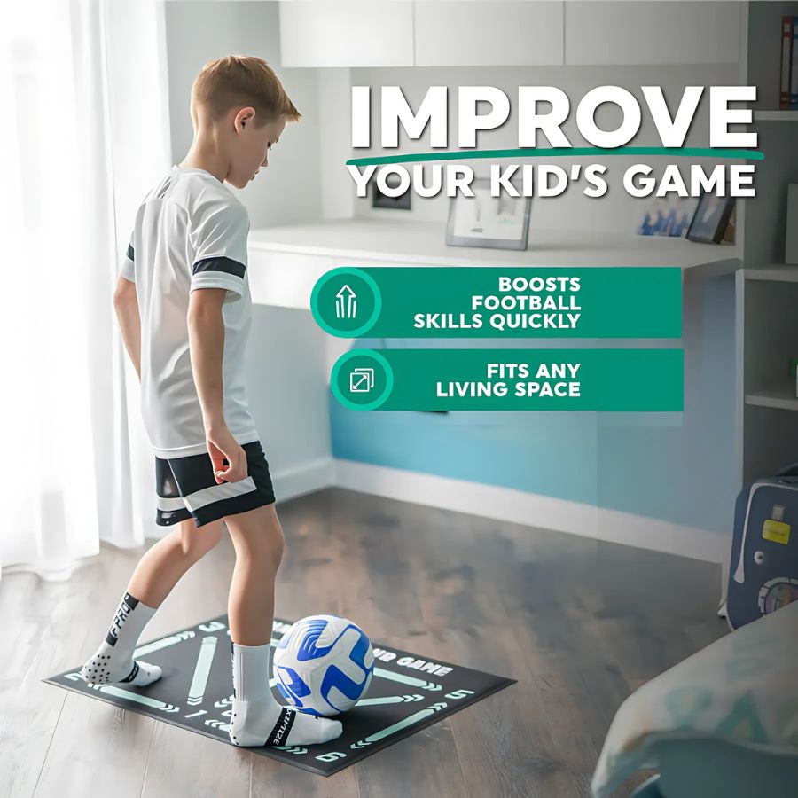 Fußball Pro Trainingsmatte und Video-Trainingsprogramm