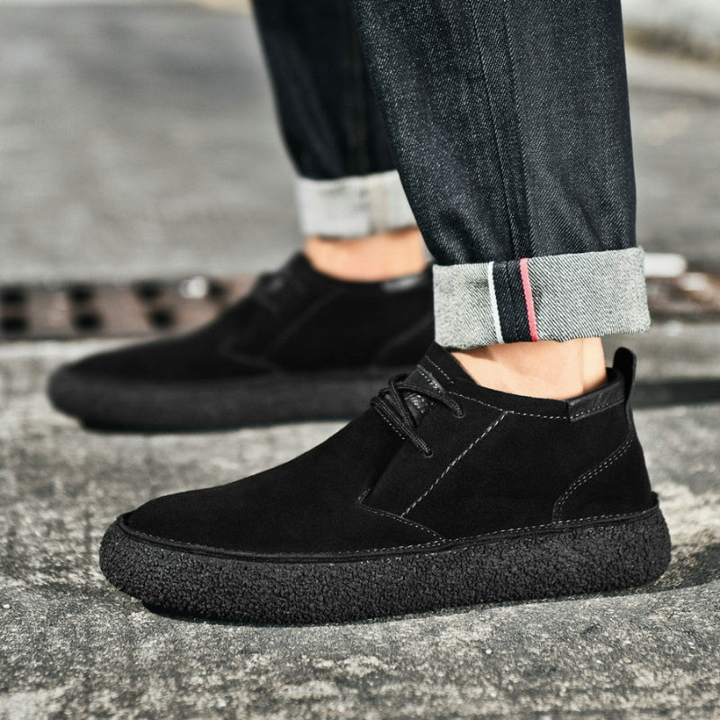 James – Mocassins modernes mi-hauts avec semelle texturée