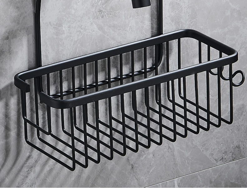 AluGrip Duschablage ohne Bohren – Abnehmbarer Badekorb aus Aluminium – Wandmontage & Edelstahl