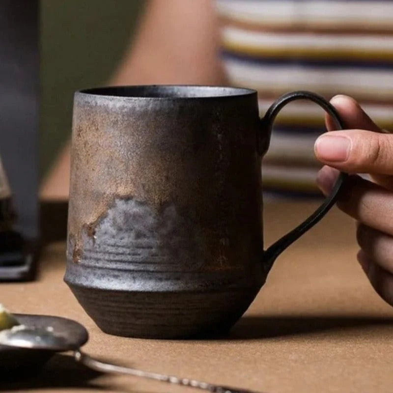 MugNest – Round Coffee Mug with Handle | Practical Design for Home or Office