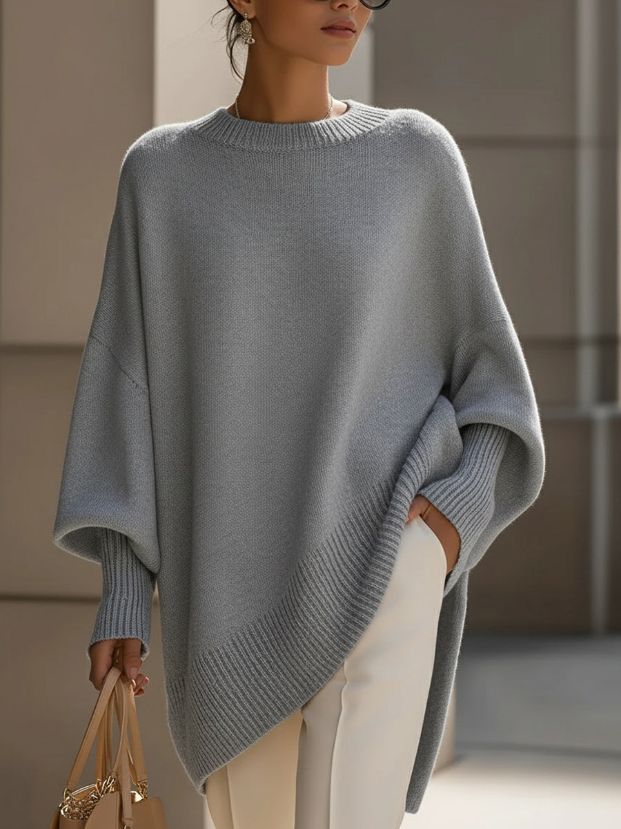 'London' Sweter Ponczo Oversize