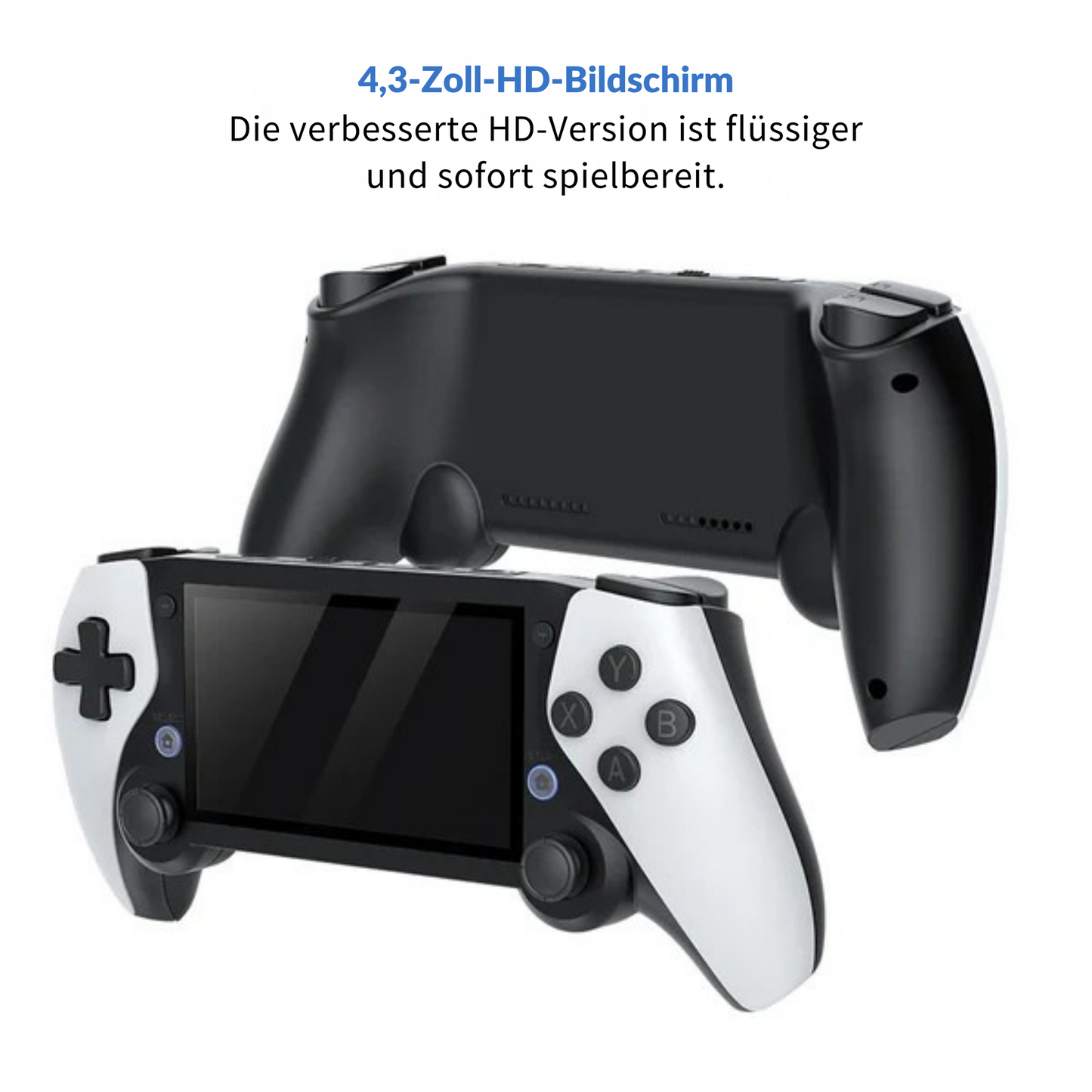 GameGlück™ / Handheld-Retrokonsole mit HDMI für sofortigen Spielspaß am TV