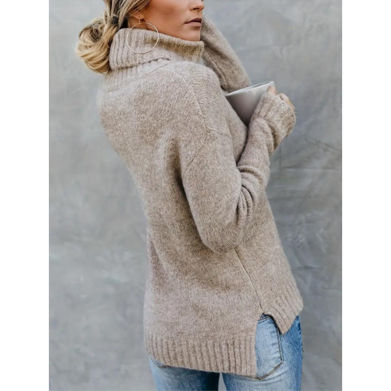 Gebreide Damestrui met Col – Winter Essential