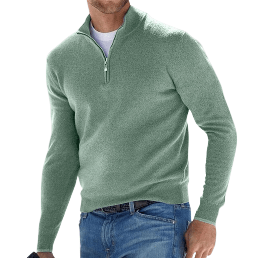HARVIN | HERRES ELEGANTE ZIP - UP GENSER - Jaxel & Jess