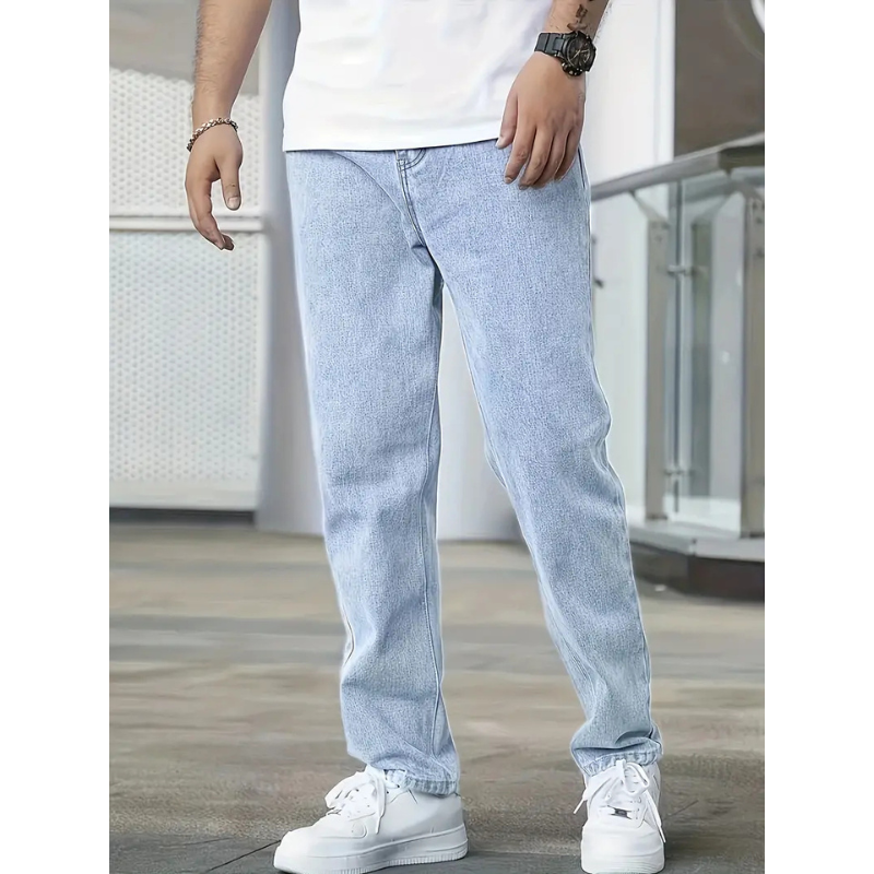 Heren Jeans met Relaxte Pasvorm – Comfortabel & Tijdloos