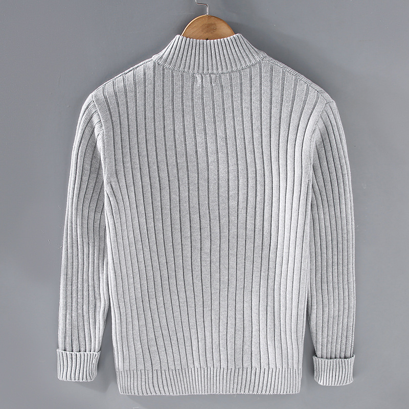 Mathieu – Veste zippée homme d’hiver col montant