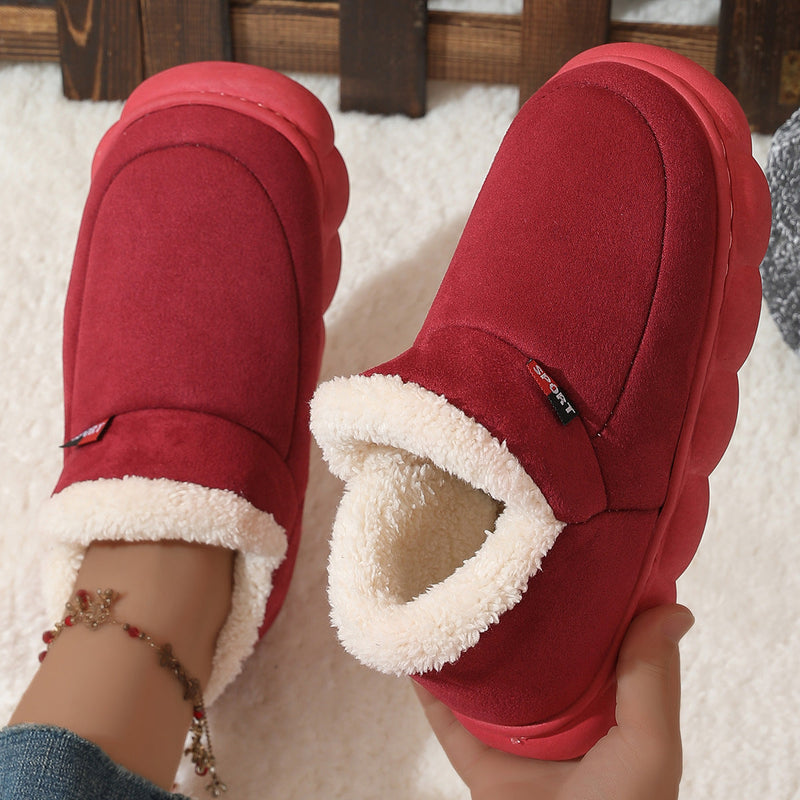 Dames Wintersneakers met Teddyvoering en Plateauzool