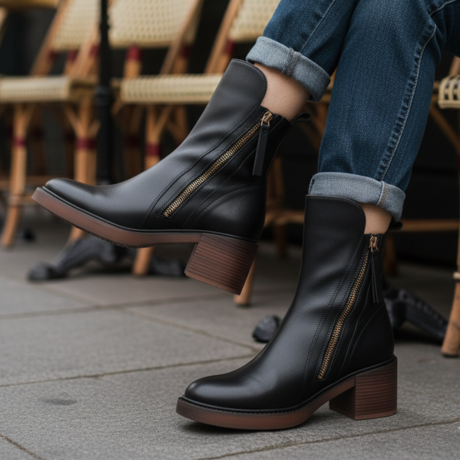 Valorine | Elegant Leather Boot