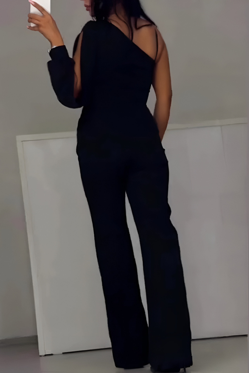 Ines™ | Moderne Jumpsuit met Wijde Pijpen