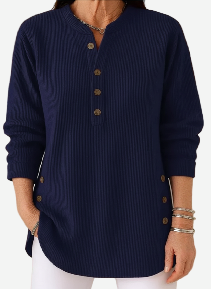 Harper | Long Sleeve Solid Knit Sweater