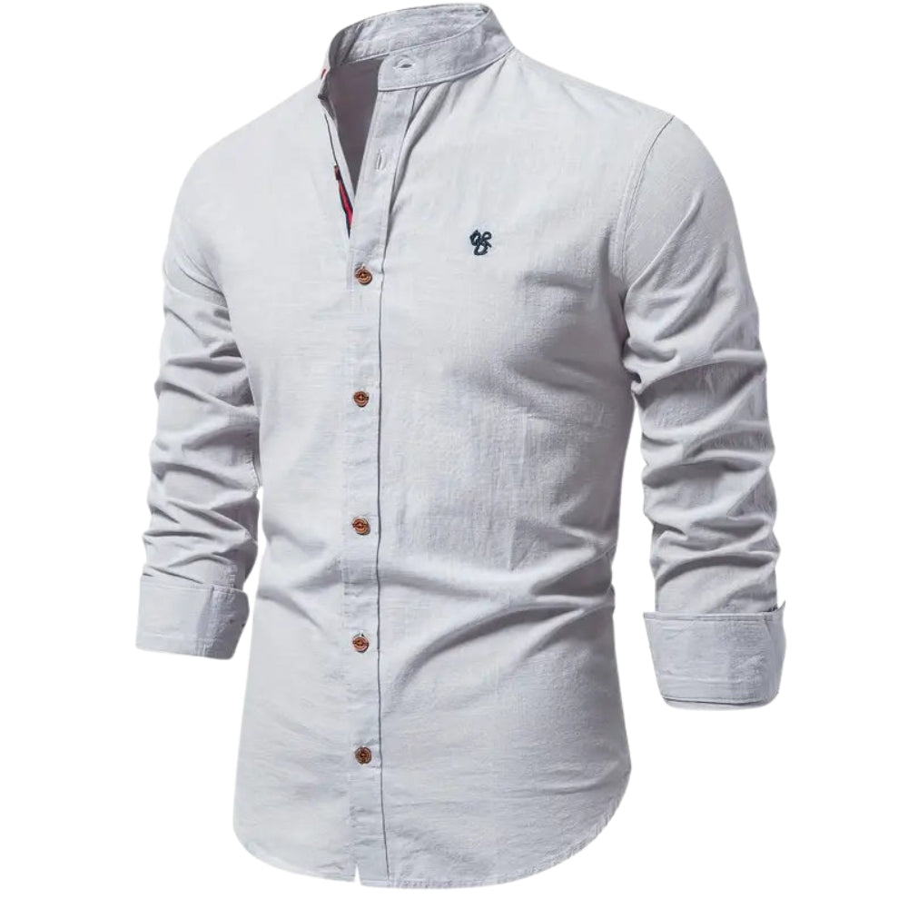Elias – Chemise à Manches Longues avec Coupe Décontractée