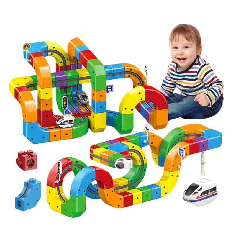 Tracki - Magnetische 3D Treinbaan Bouwset