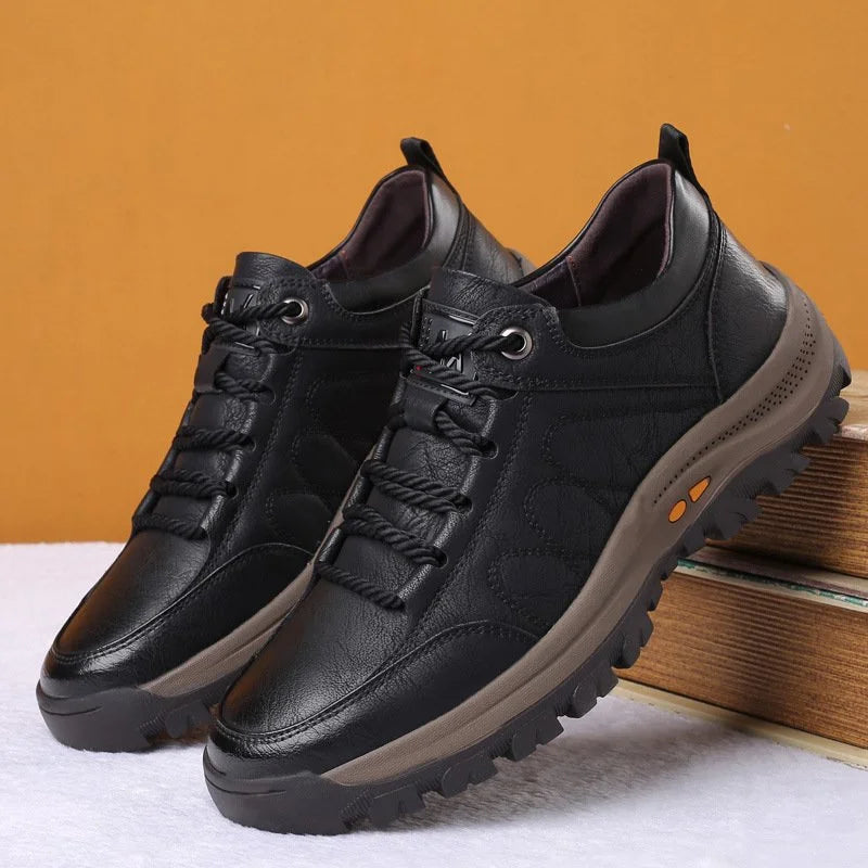 Archer – Chaussures à Bout Rond avec Lacets Antidérapants