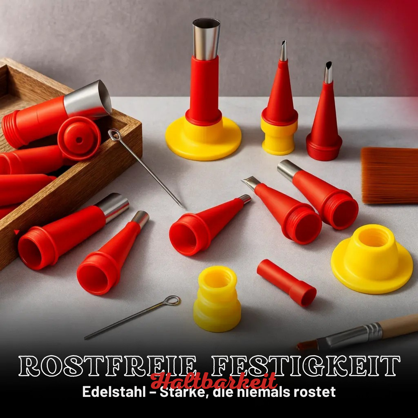 DichtDüsen™ / Mehrspitzen-Applikatorset für ein gleichmäßigeres Versiegeln
