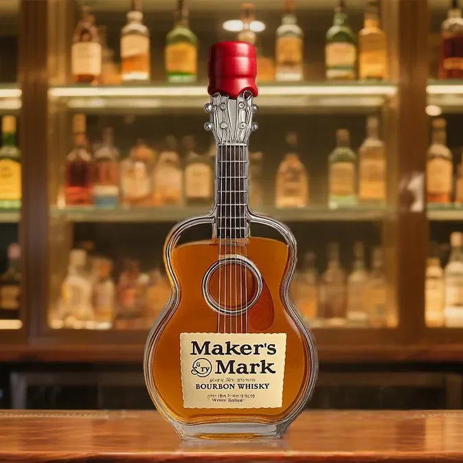 RockRum™ / Gitarrenförmige Whiskeyflasche Aus Hochwertigem Glas
