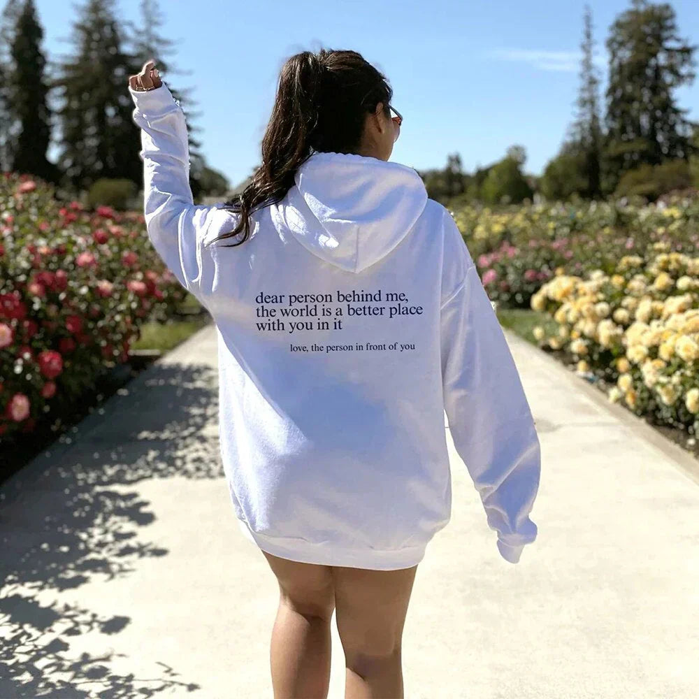 Inspirujący Cytat Unisex Bluza z Kapturem | Miękkie i ciepłe