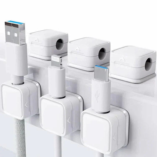 Magnetic Cable Organizer Clip for Desk & Office