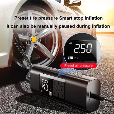 AirBoost™ - Tragbare Luftpumpe fürs Auto
