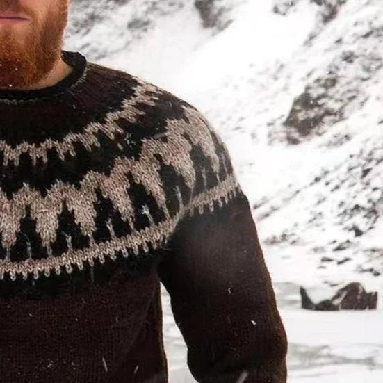 Alfred - Hyggelig long-sleeved sweater with round neckline
