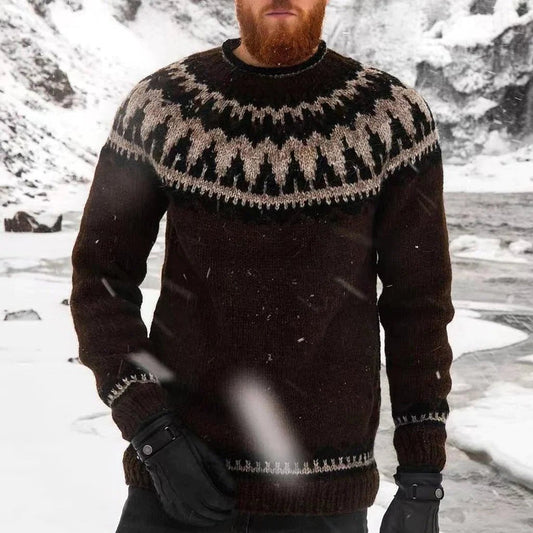 Alfred - Hyggelig long-sleeved sweater with round neckline