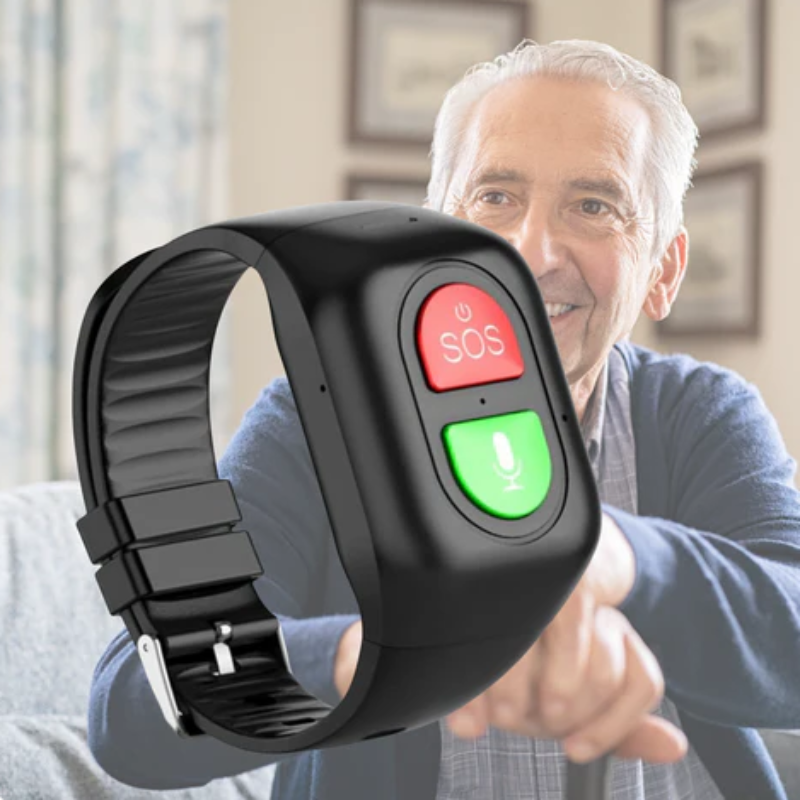 4G Smart GPS-Horloge voor Senioren met Veiligheidstracking en Gezondheidsmonitoring – IPX7 Waterdicht, SOS-Noodknop, Realtime Tracking 1