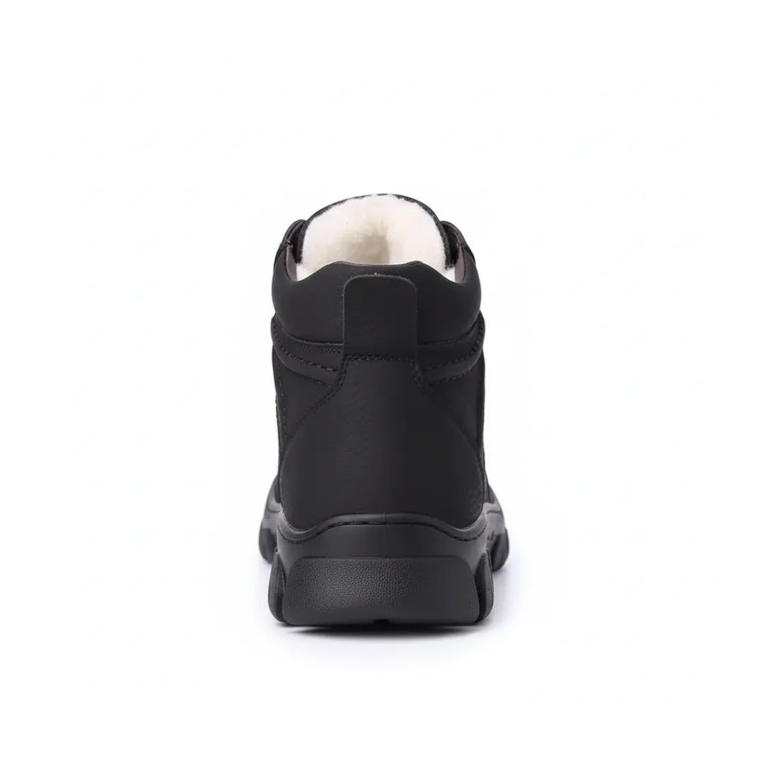 Heren Winterboots – Warme Gevoerde Wandelschoenen met Antislip Zool