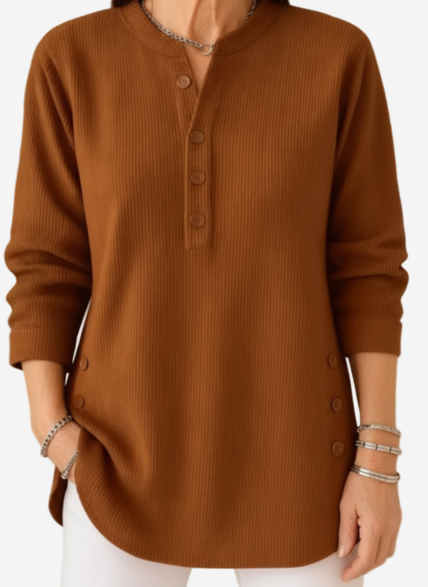 Harper | Long Sleeve Solid Knit Sweater