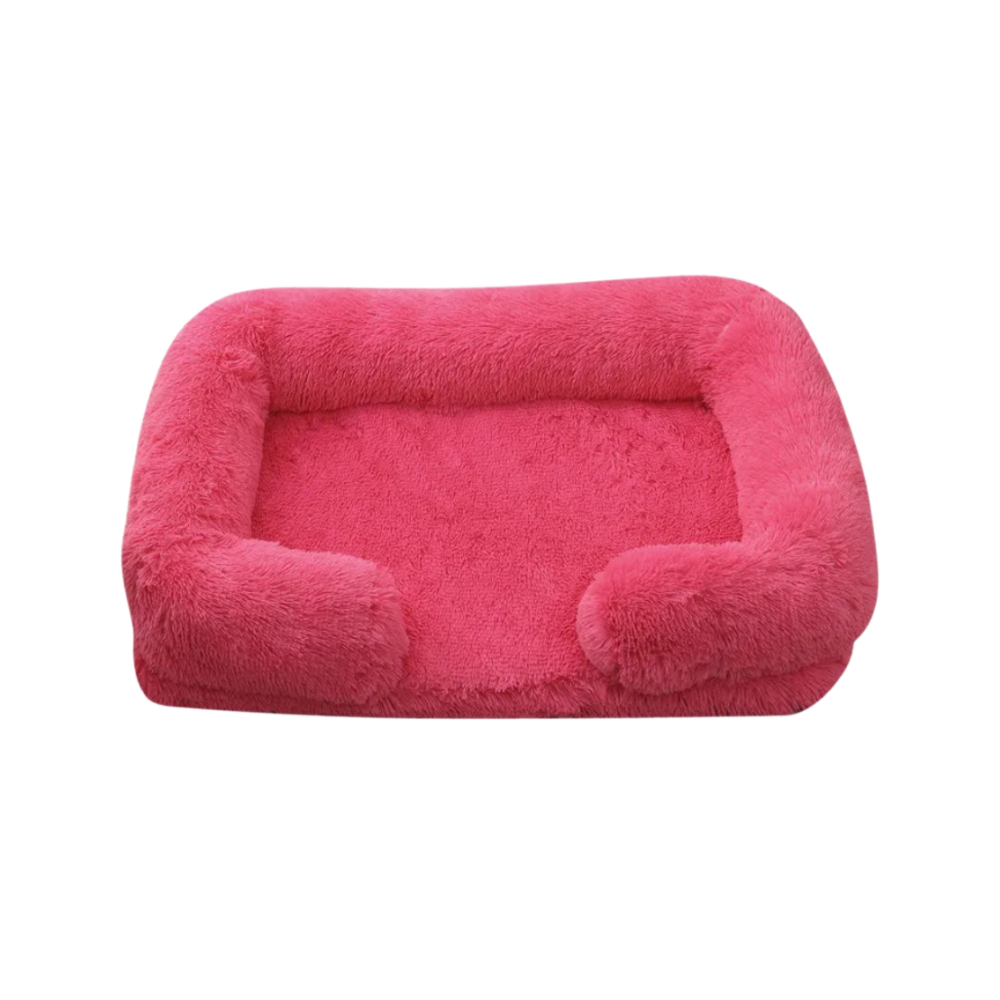 Plush Dog Bed | Anti-Slip, Washable & Durable Cozy Bed for Small to Medium Dogs