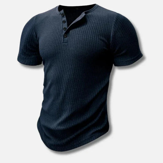 Amaury – T-shirt homme col Henley
