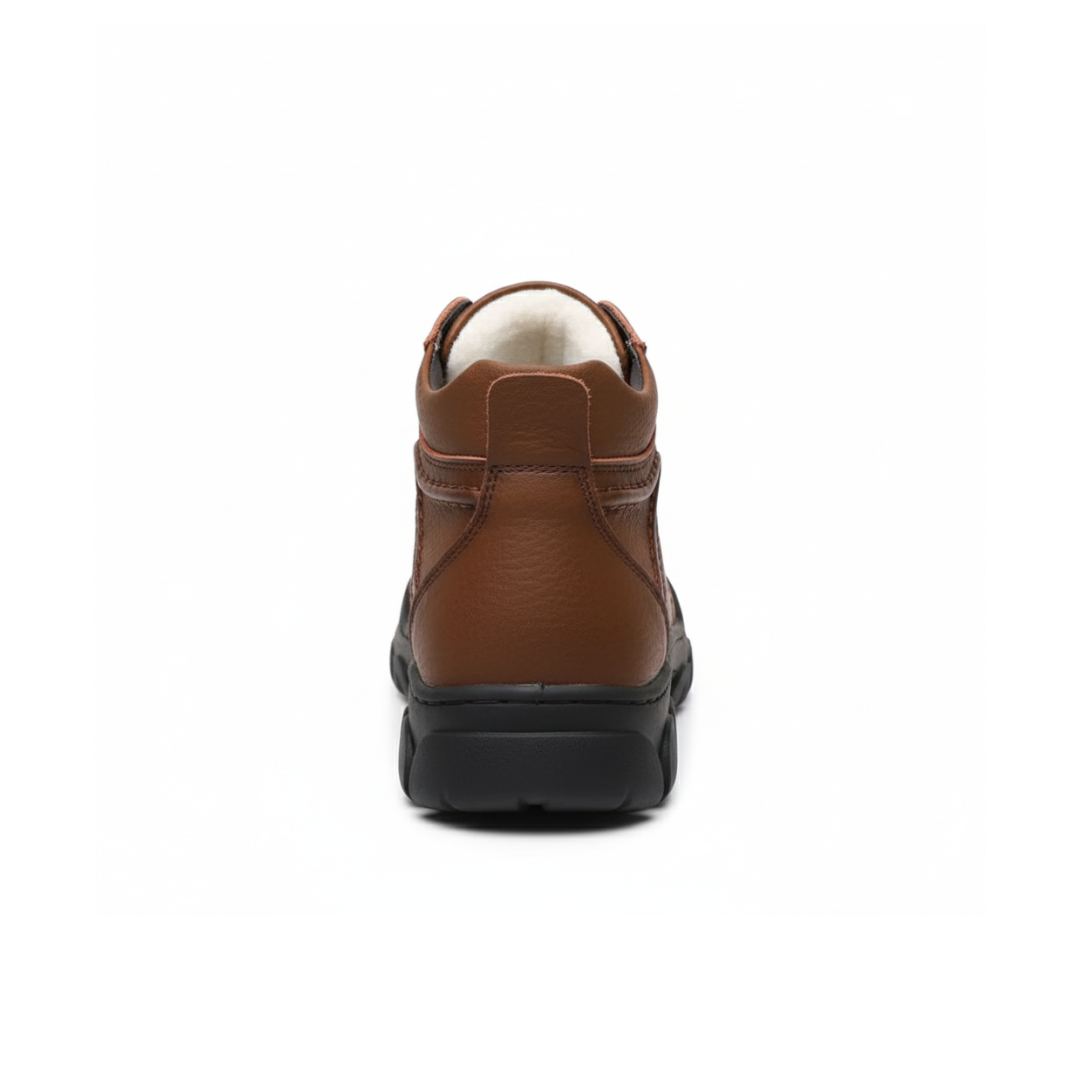Heren Winterboots – Warme Gevoerde Wandelschoenen met Antislip Zool
