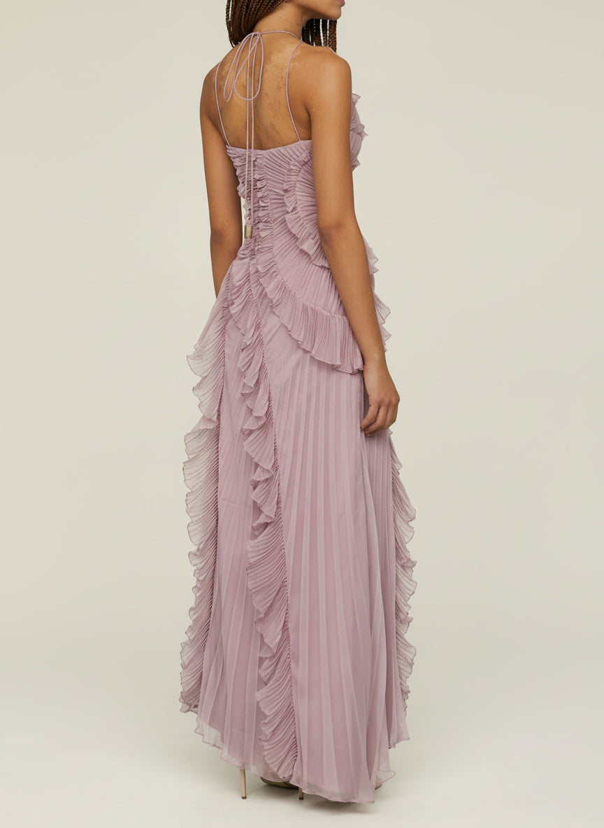 Serena – Ocean Whirlpool Maxi Dress