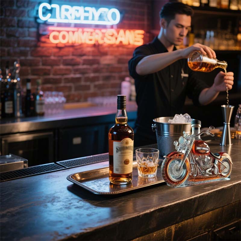 Limitált kiadás - Harley Whisky üveg
