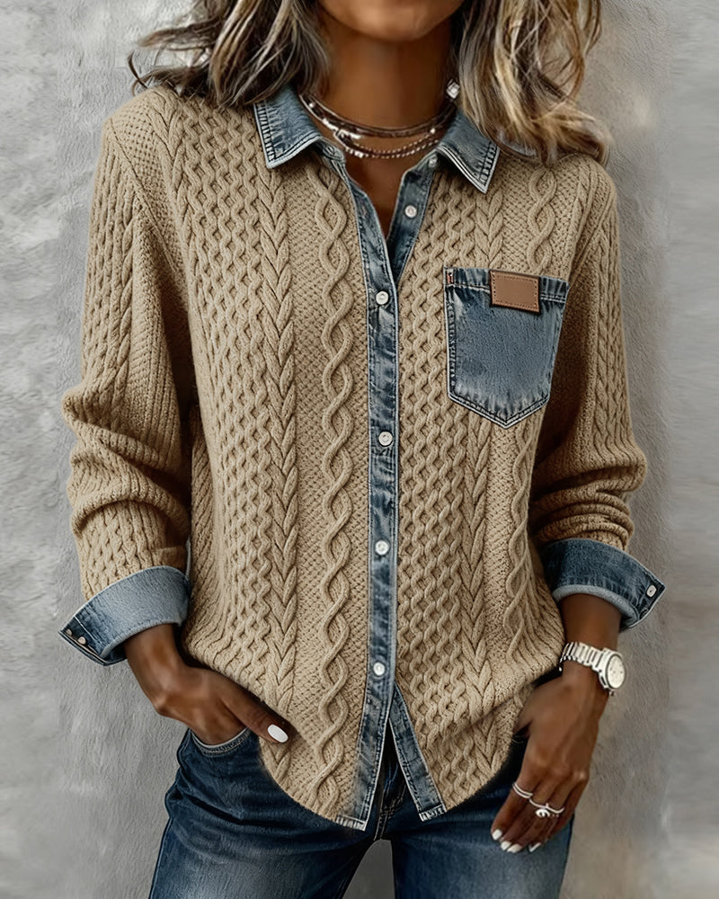Denim - Langarmshirt