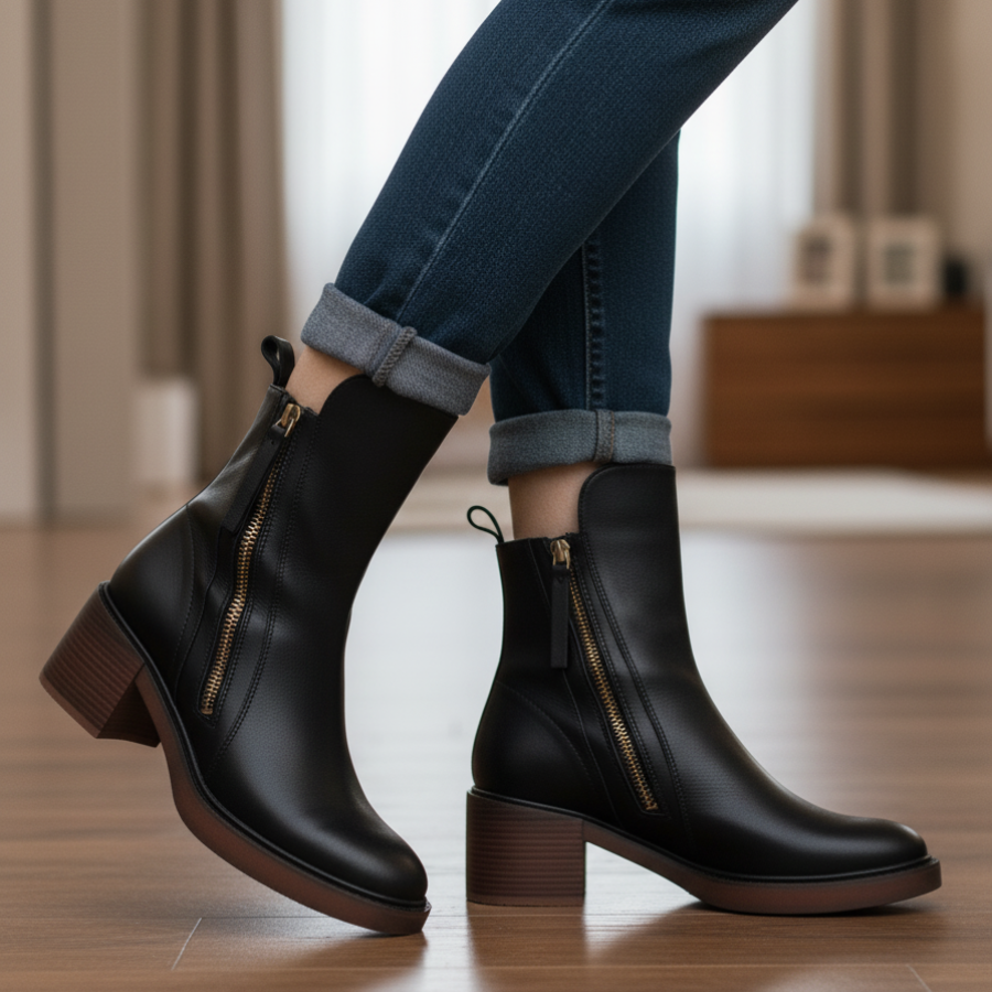 Valorine | Elegant Leather Boot