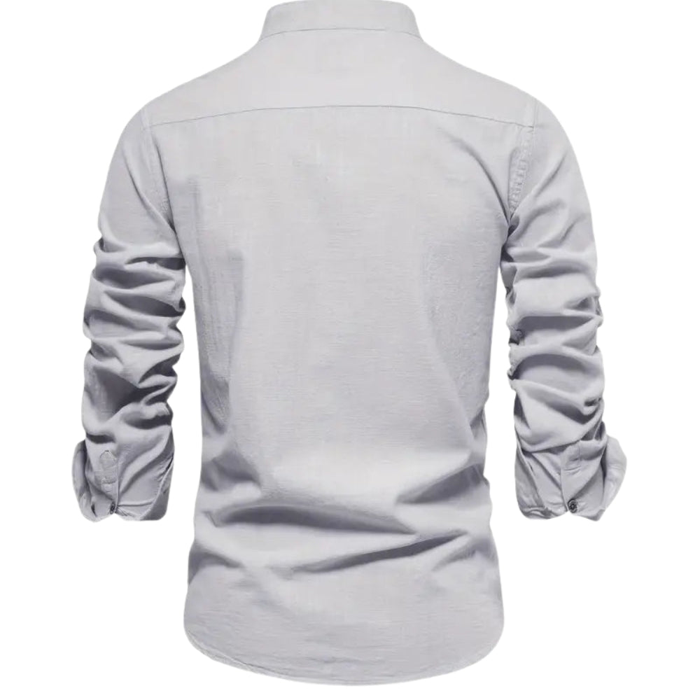 Elias – Chemise à Manches Longues avec Coupe Décontractée
