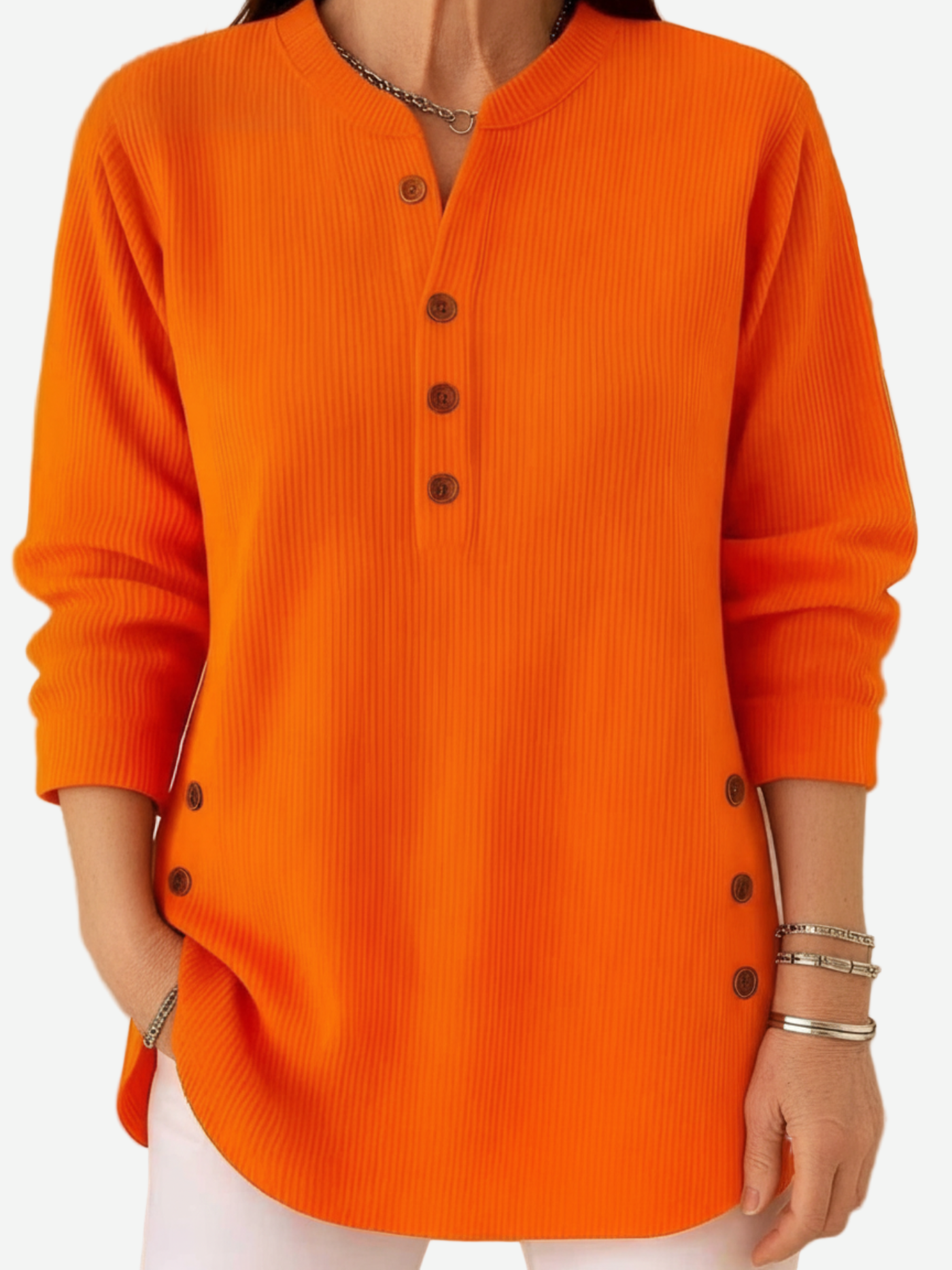 Harper | Long Sleeve Solid Knit Sweater