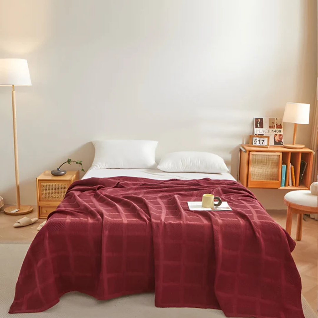 Waffle - Zacht Fleece Plaid