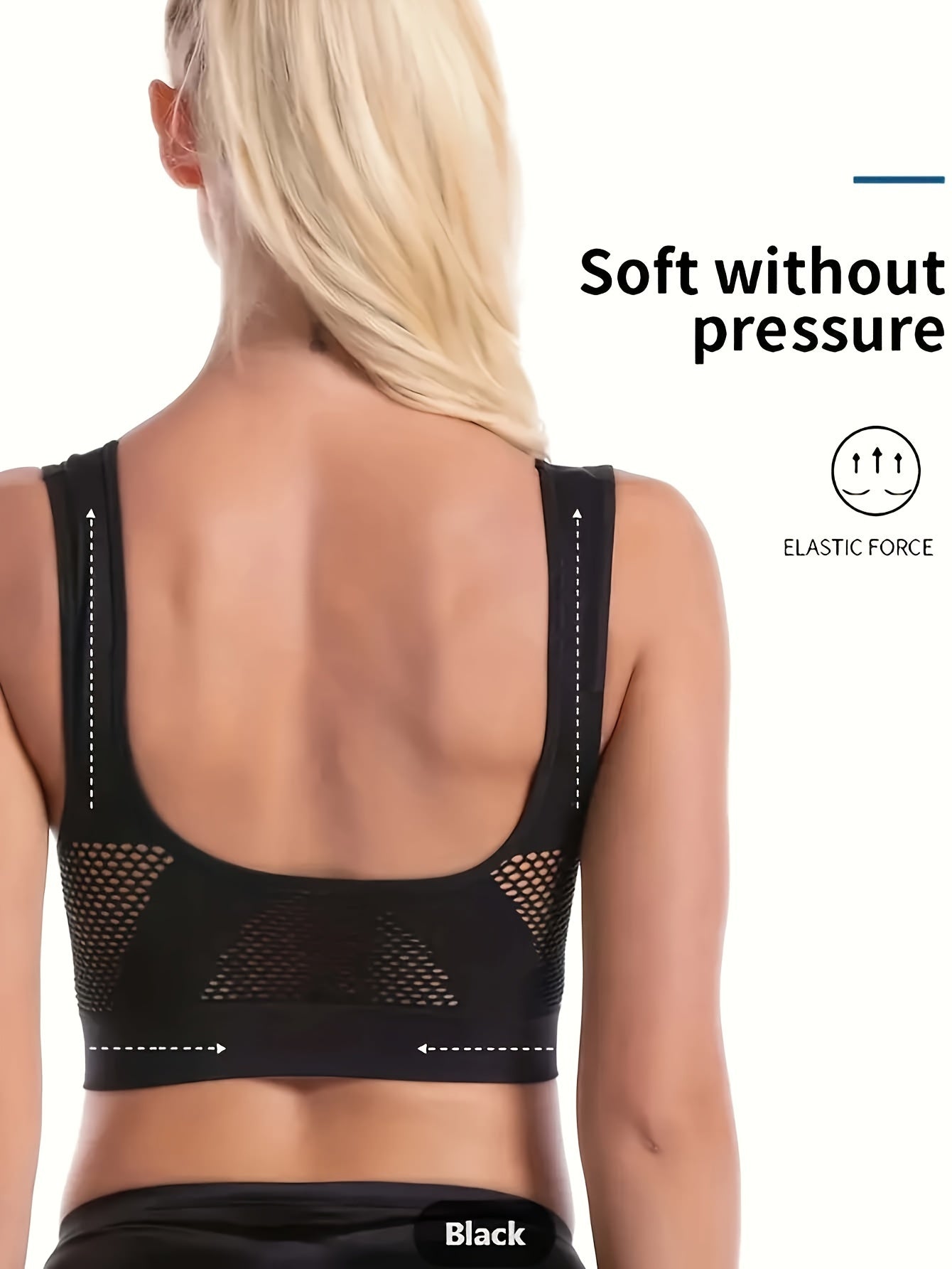 Women’s Breathable Padded Sports Bra – Eva Seamless Supportive Activewear